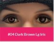 Dark brown lg iris