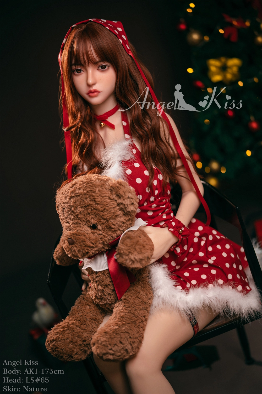 AK1 175cm (5ft9) F-Cup Silicone Sex Doll , Head#LS65 ROS Mouth