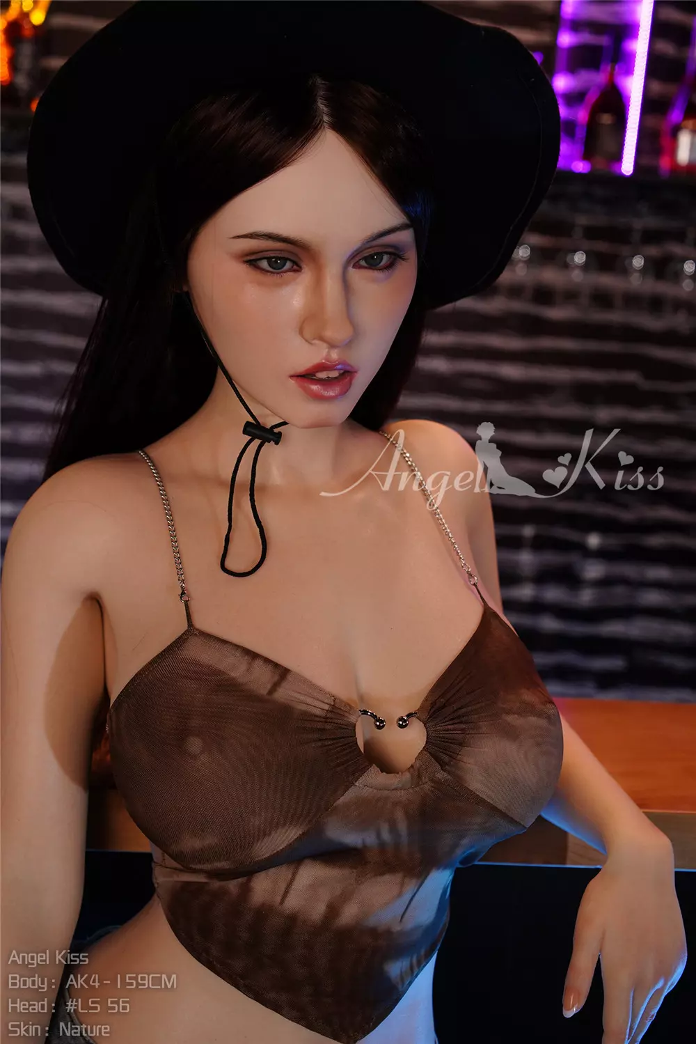 AK Oral sex Silicone 159cm love doll with Head#LS56