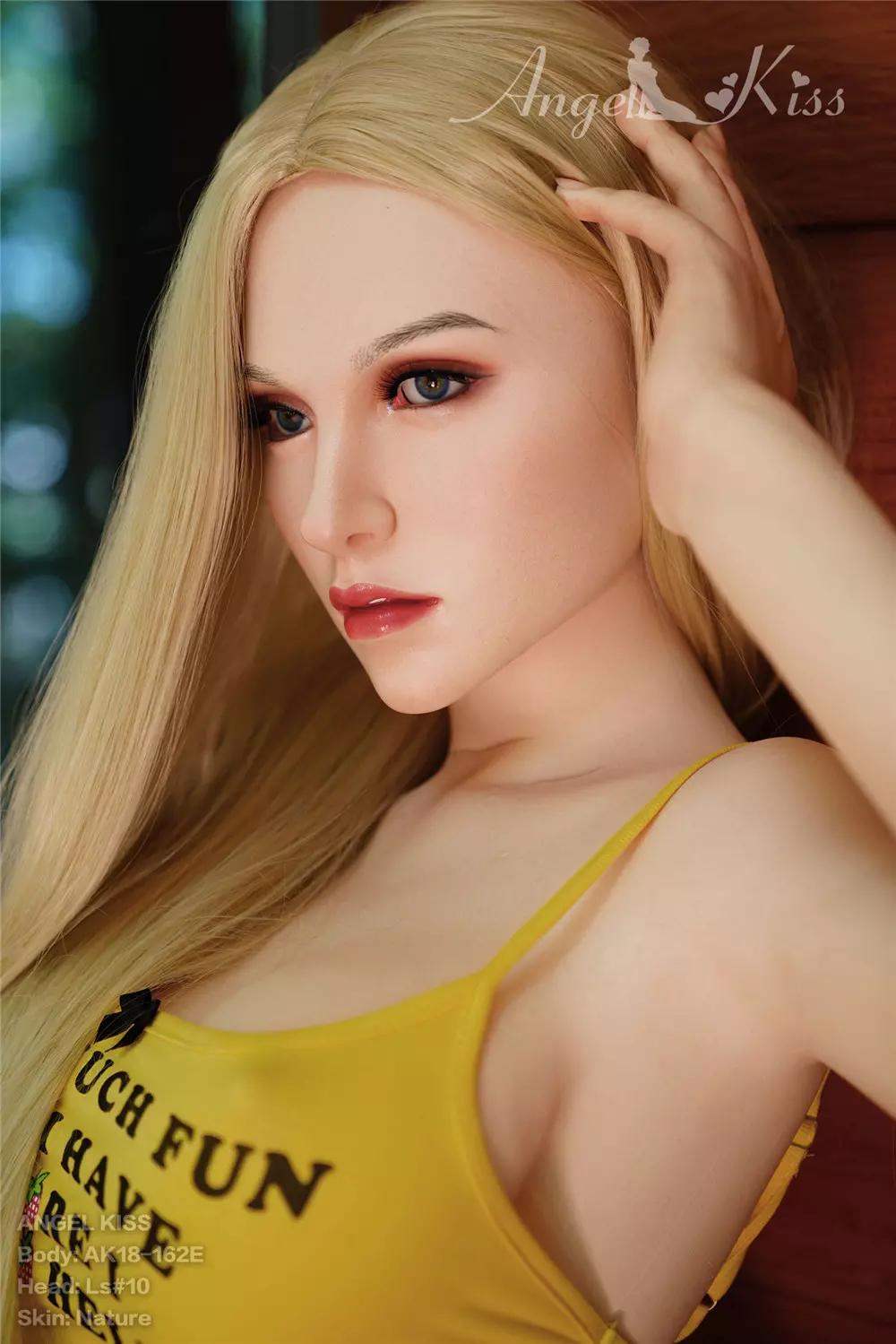 AK Silicone Oral sex 162cm love doll with Head#LS159