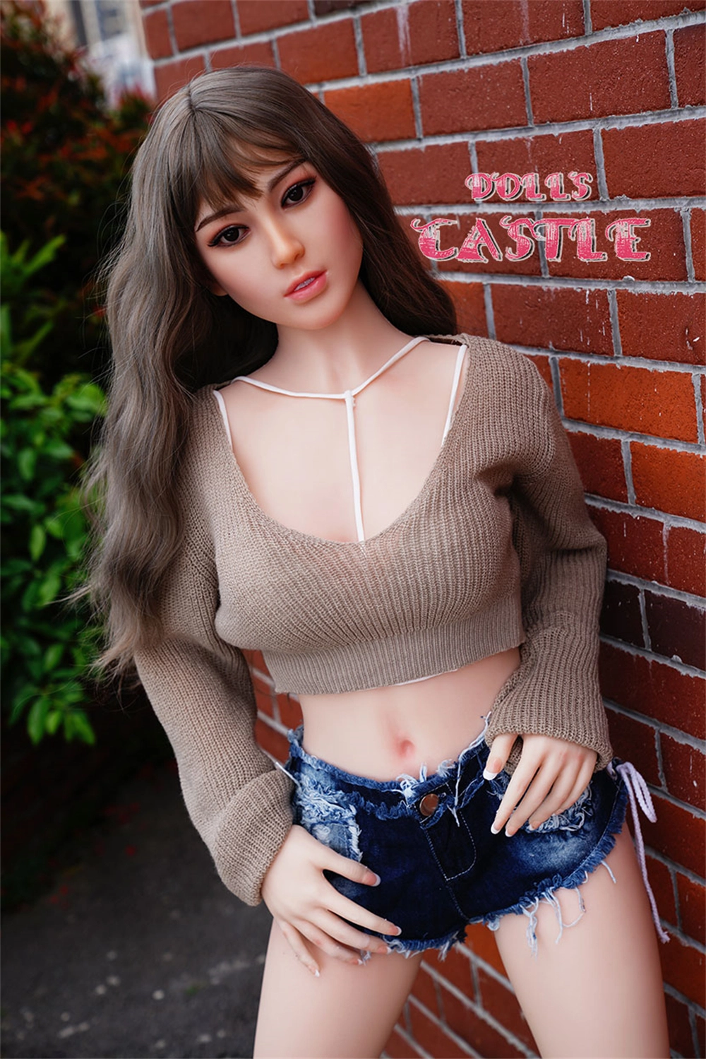 Dolls-castle ROS Mouth Silicone sex doll 156cm with Head#82