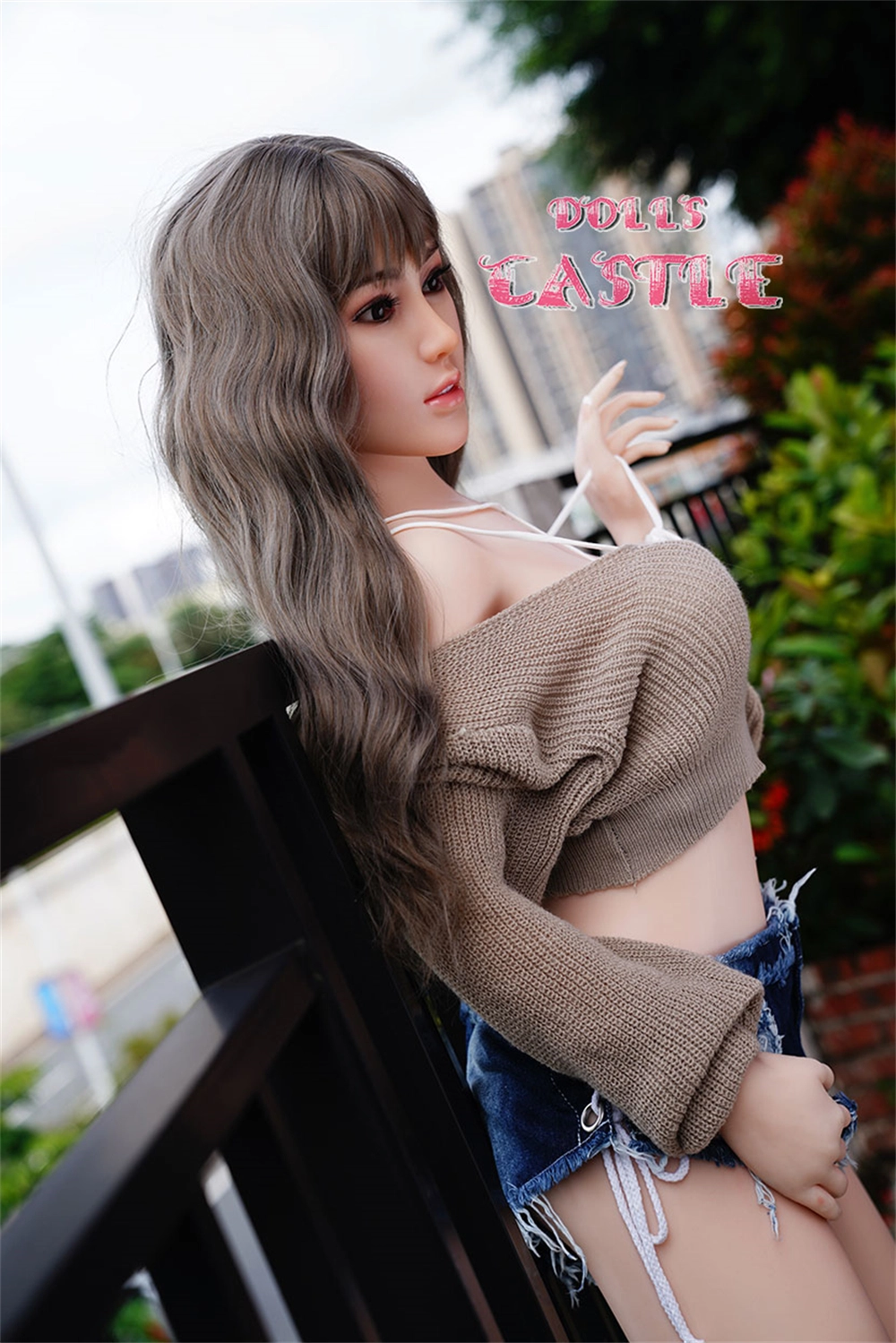 Dolls-castle ROS Mouth Silicone sex doll 156cm with Head#82