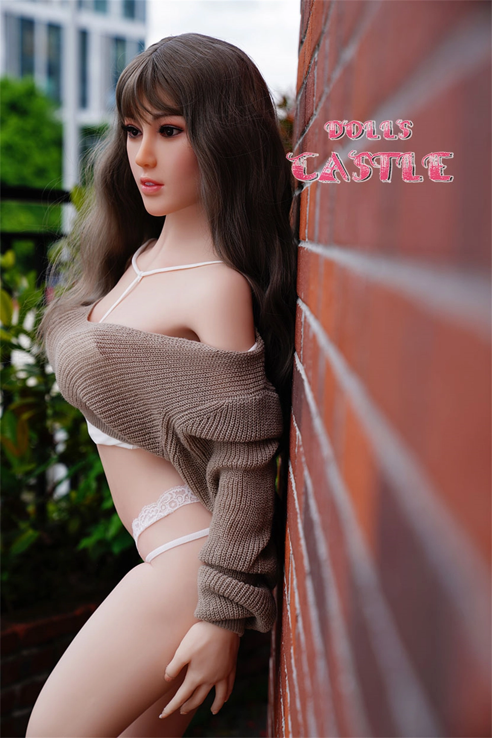 Dolls-castle ROS Mouth Silicone sex doll 156cm with Head#82