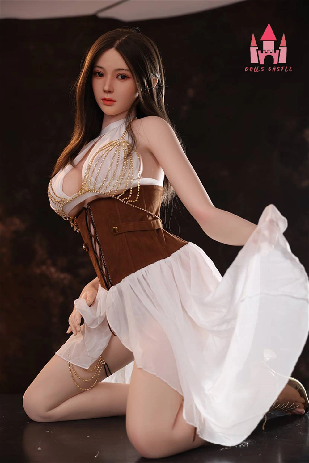 Dolls-castle ROS Mouth Silicone sex doll 168cm with Head#S17