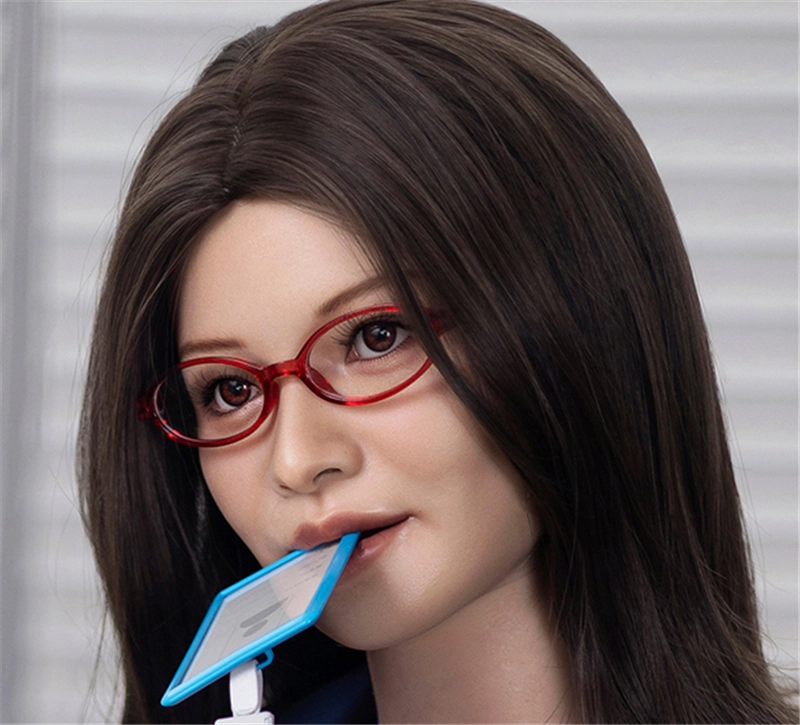 Galatea Doll ROS Silicone Sex Doll Head JS#098 ROS Mouth Free