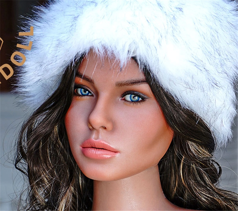 Galatea Doll ROS Silicone Sex Doll Head JS#117 ROS Mouth Free Tan Skin