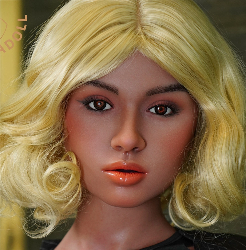 Galatea Doll ROS Silicone Sex Doll Head JS#062 ROS Mouth Free Tan Skin Galatea Doll ROS Silicone Sex Doll Head JS#062 ROS Mouth Free Tan Skin
