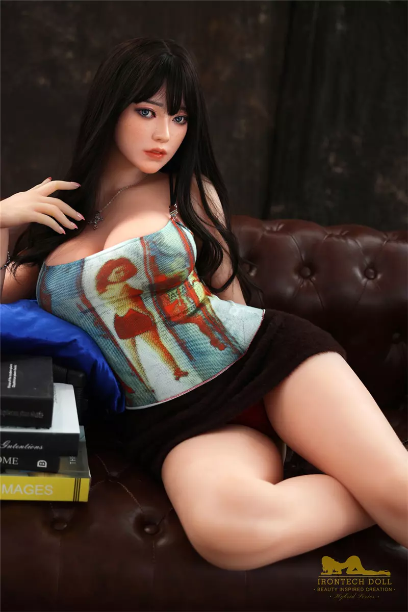 Irontech Silicone head+TPE body sex doll 161cm with Head#S40