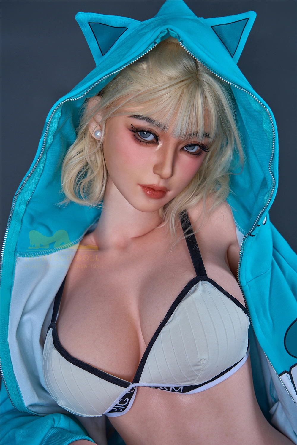 Irontech 161cm (5ft3) Silicone Sex Doll Head#S44