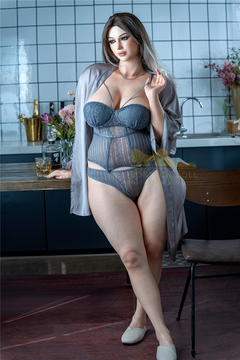 Irontech 162cm (5ft4) Plus Chubby Silicone Sex Doll Celine, Head S13