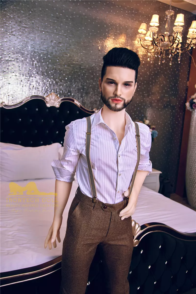 Irontech Silicone head+ TPE body 162cm (5ft4) Male Sex Doll Kevin M1