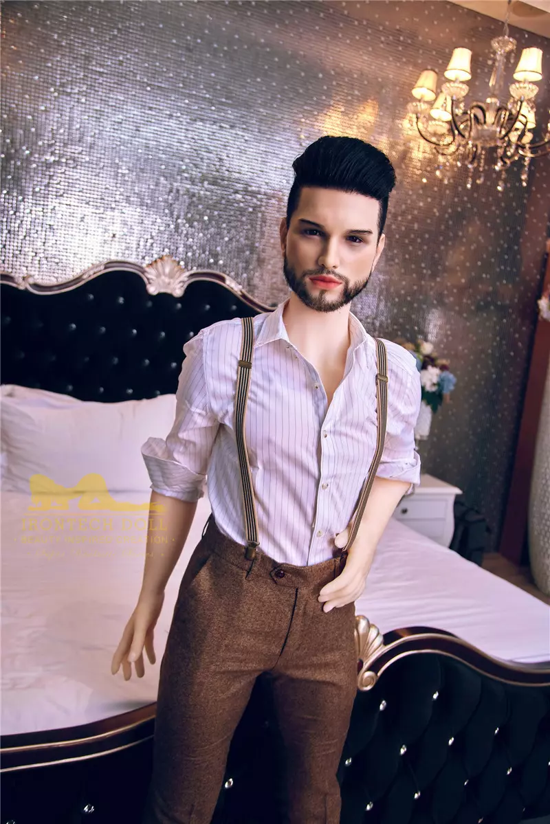 Irontech Silicone head+ TPE body 162cm (5ft4) Male Sex Doll Kevin M1