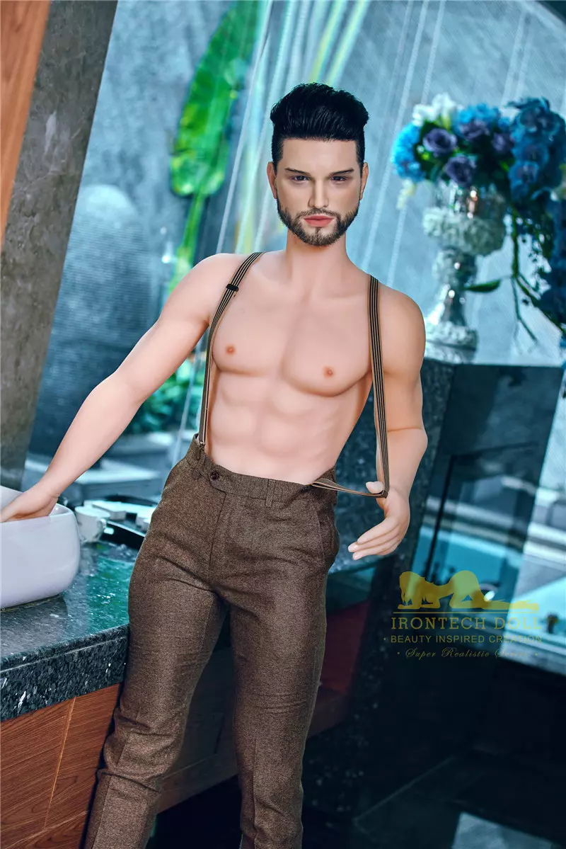 Irontech Silicone head+ TPE body 162cm (5ft4) Male Sex Doll Kevin M1