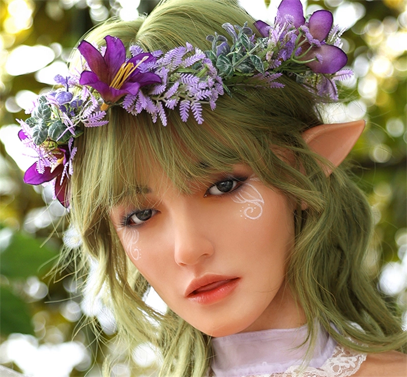 Irontech Elf Oral Silicone sex doll Head#LS48