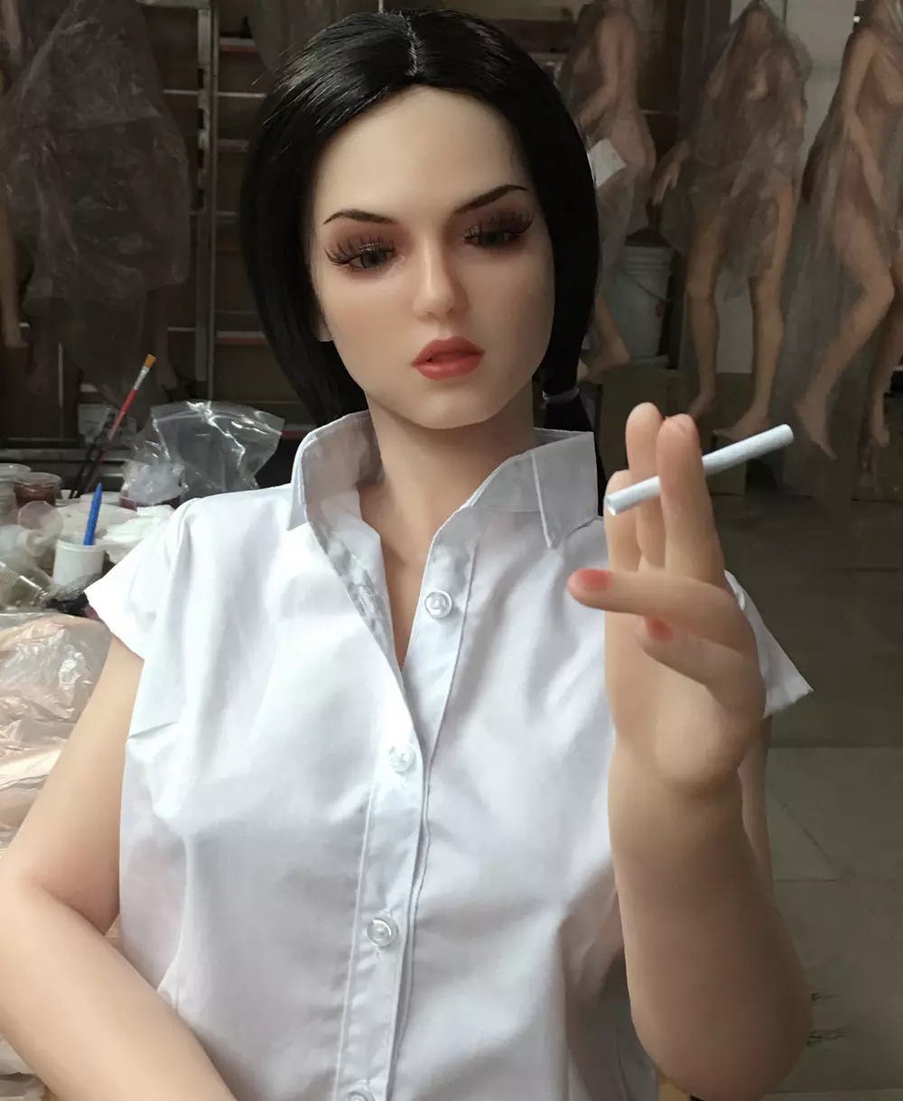 Jmdoll 105cm Sarah Mini Sex Doll with Seamless Neck