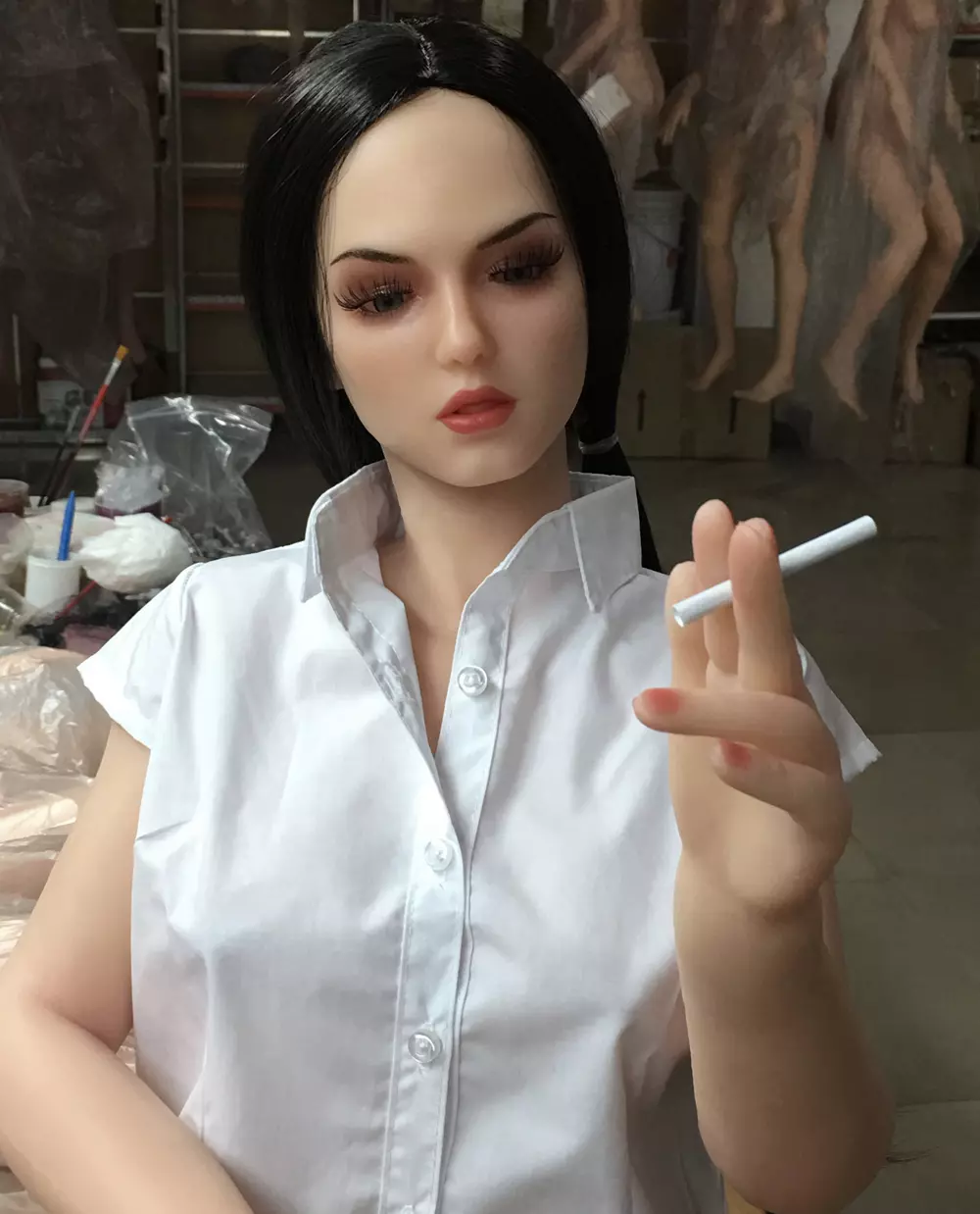 Jmdoll 105cm Sarah Mini Sex Doll with Seamless Neck