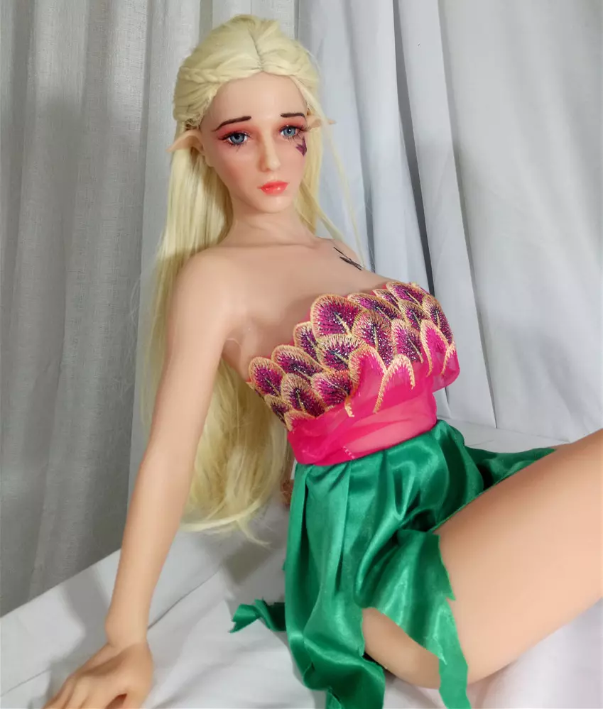 JM Cute mini silicone sex doll ELF