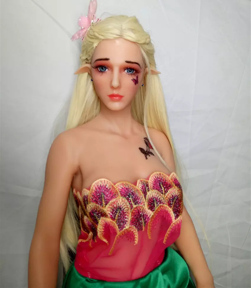 JM Cute mini silicone sex doll ELF