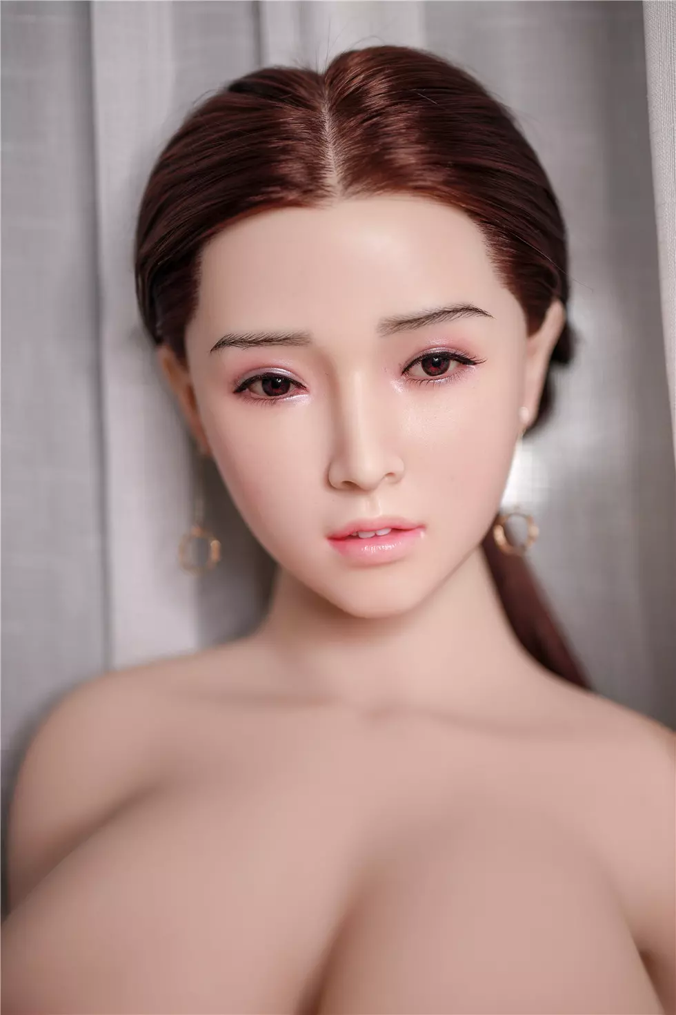 JY 170cm Silicone Head with TPE Body implanted hair Alina