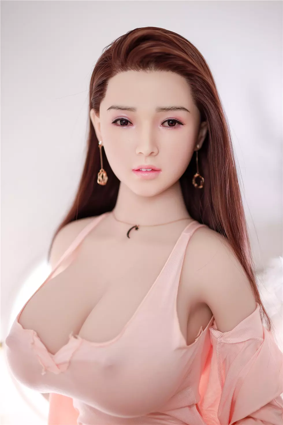 JY 170cm Silicone Head with TPE Body implanted hair Alina