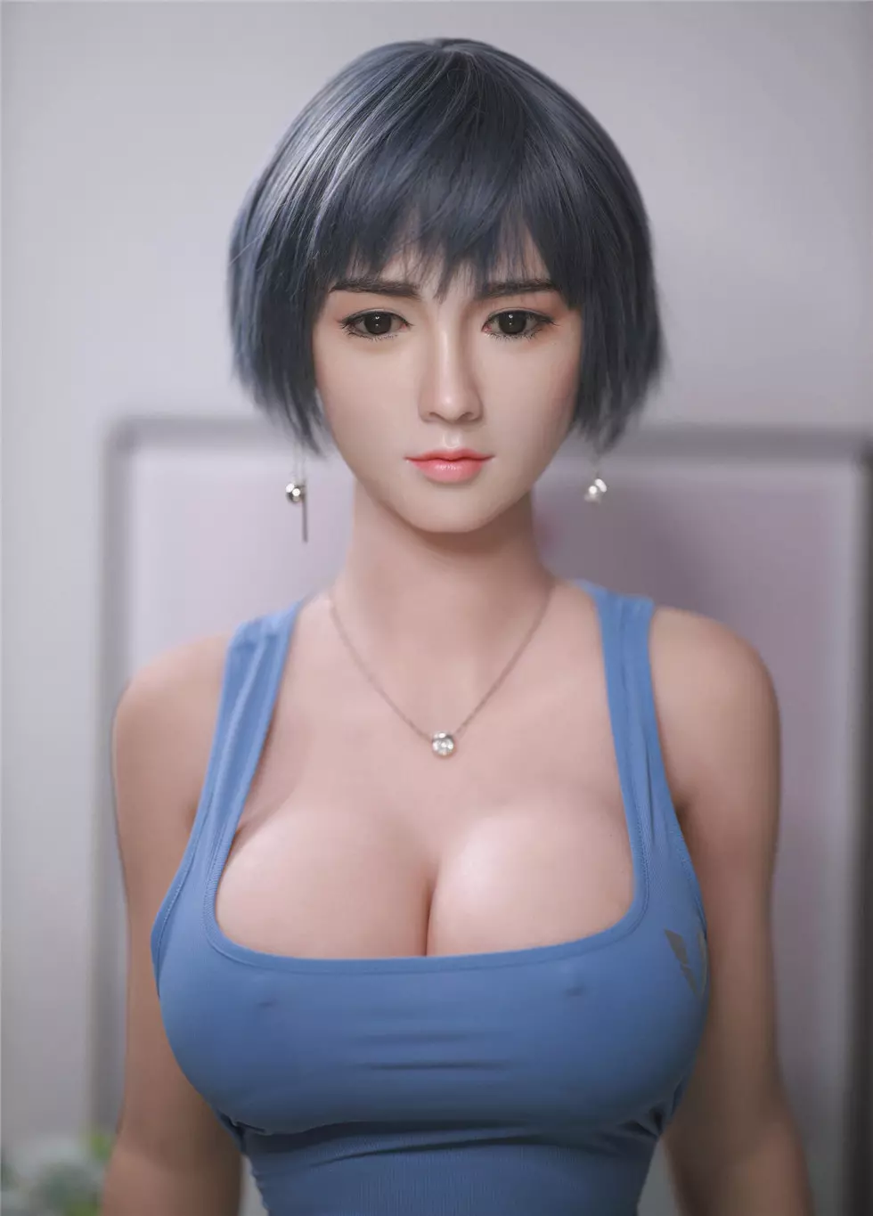 JY 161cm Silicone Head with TPE Body implanted hair Irene