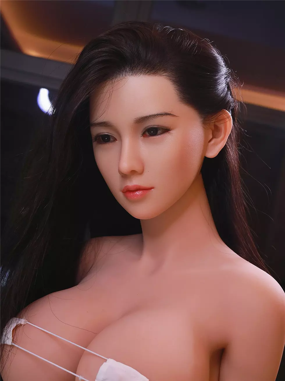 JY 161cm Silicone Head with TPE Body implanted hair Yiran