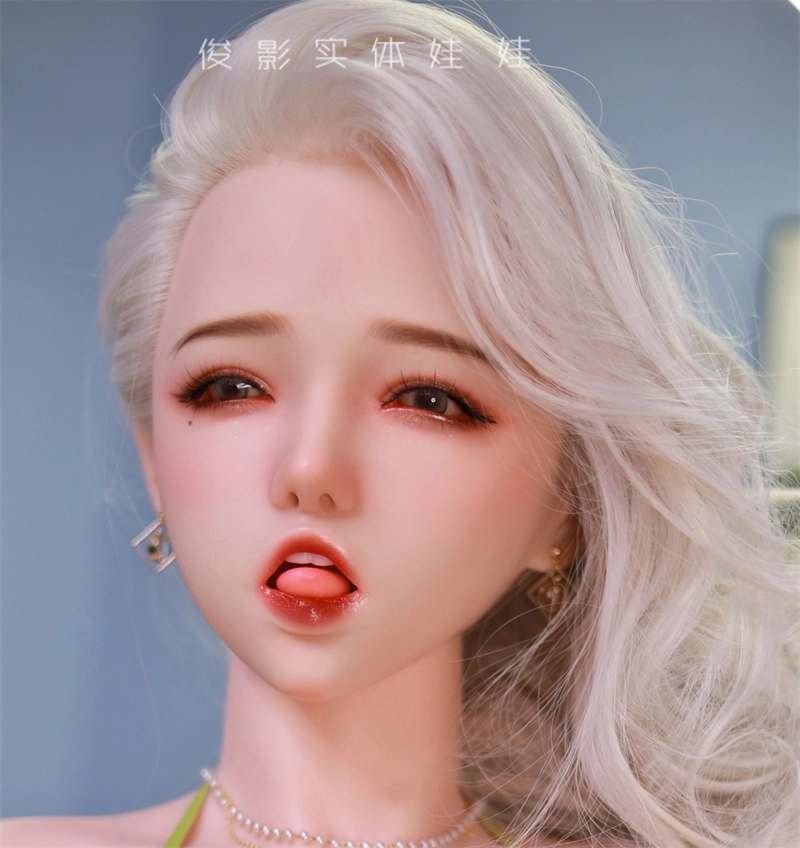 JYDOLL Real Silicone Oral Sex Doll Head