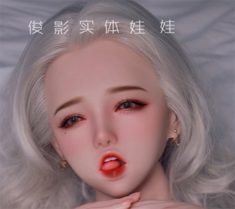 JYDOLL Real Silicone Oral Sex Doll Head