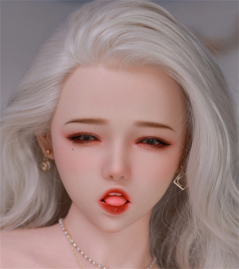 JYDOLL Real Silicone Oral Sex Doll Head