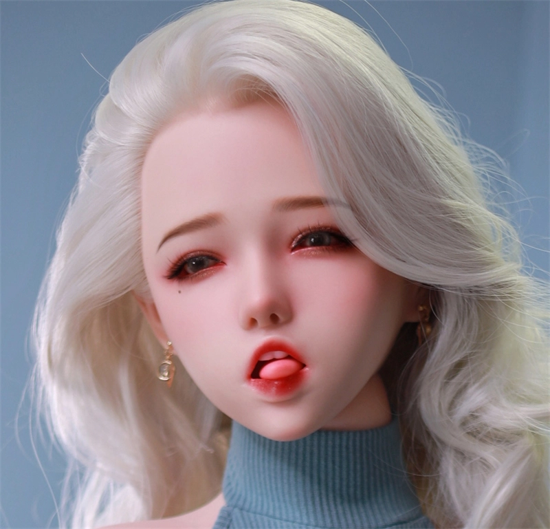 JYDOLL Real Silicone Oral Sex Doll Head