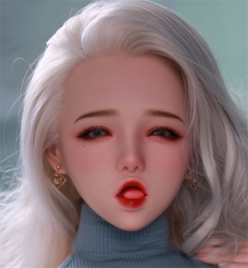 JYDOLL Real Silicone Oral Sex Doll Head