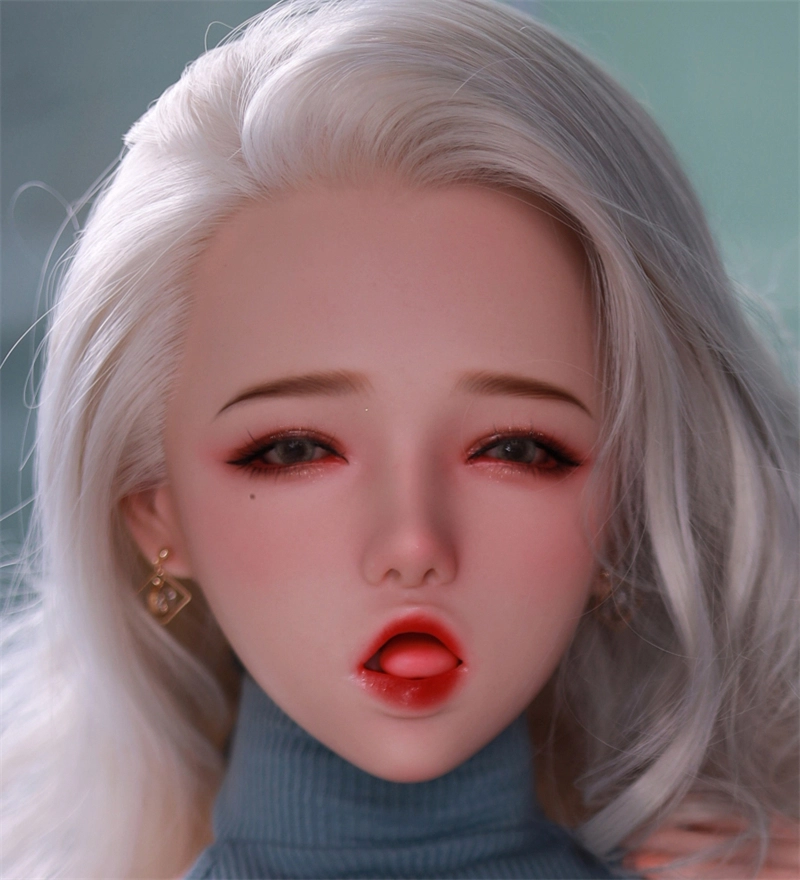 JYDOLL Real Silicone Oral Sex Doll Head