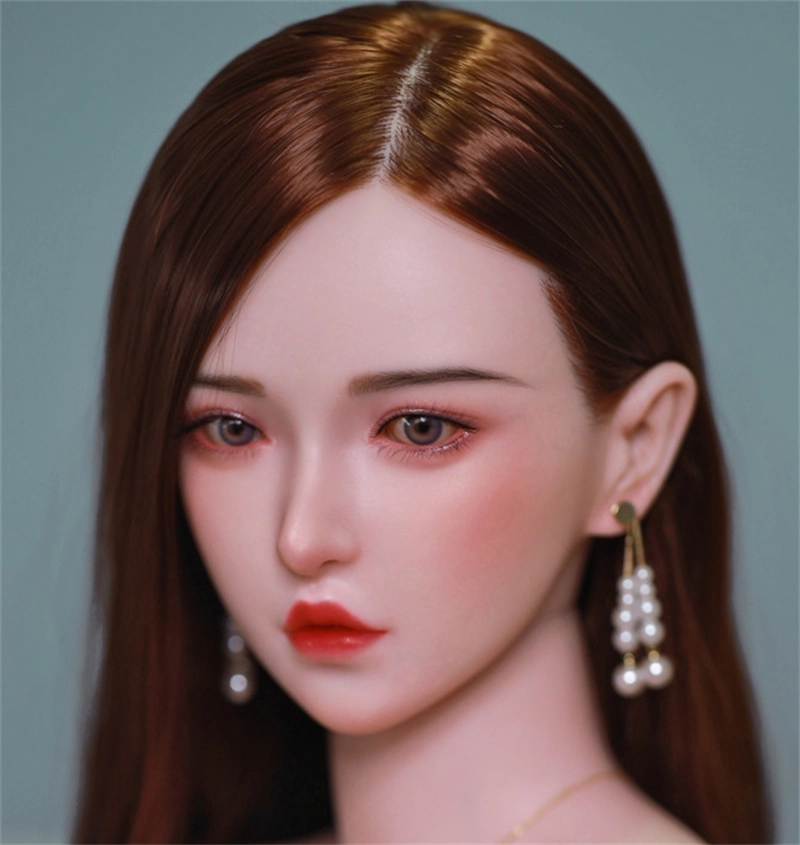 JYDOLL Real Silicone Oral Sex Doll Head