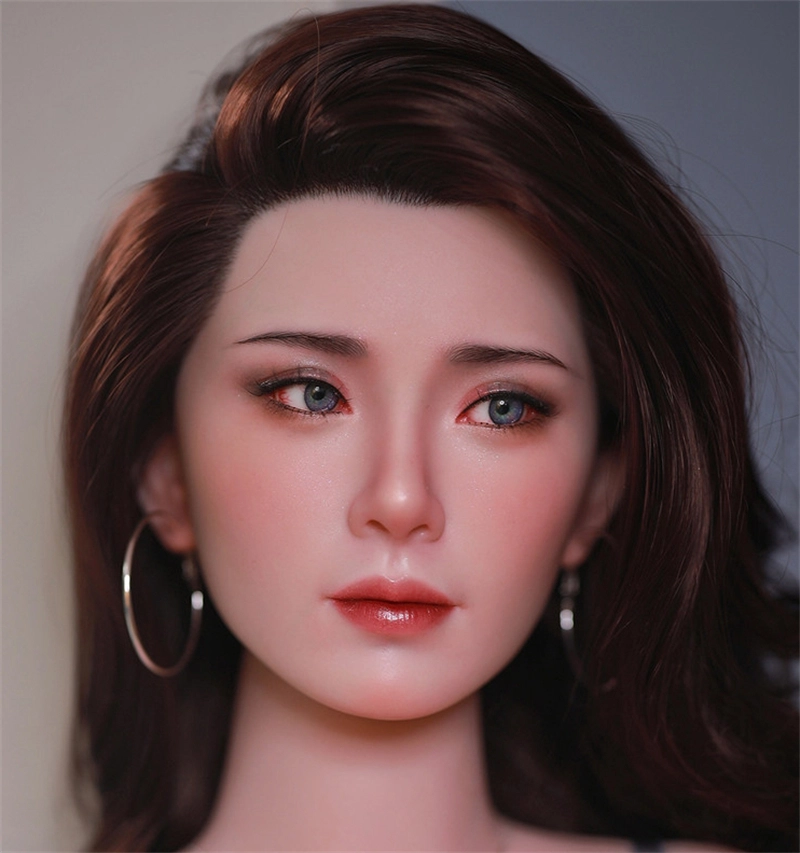 JYDOLL Real Silicone Sex Doll Head