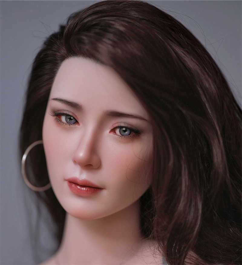 JYDOLL Real Silicone Sex Doll Head