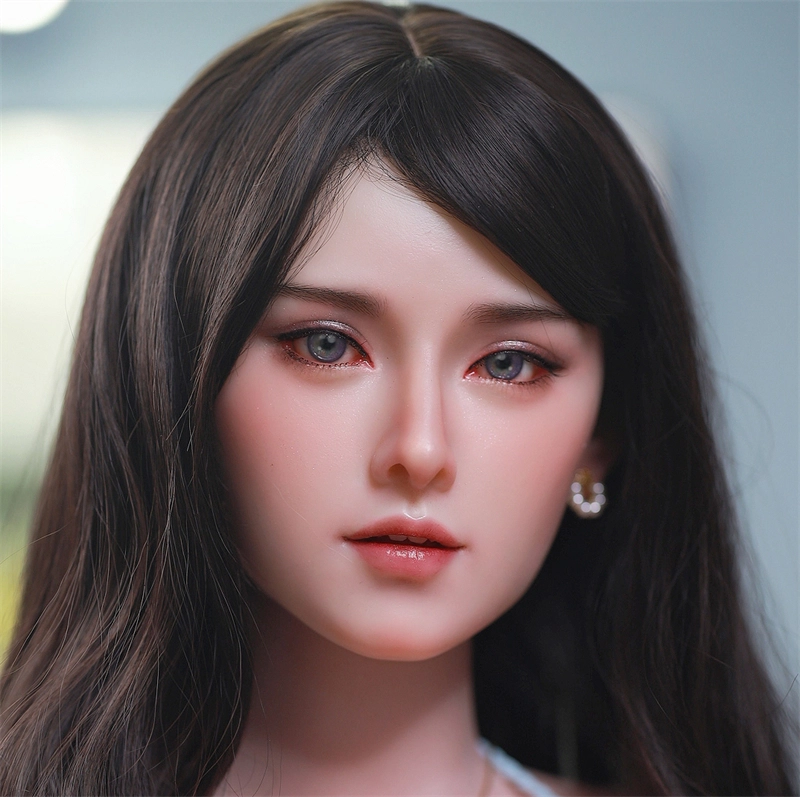 JYDOLL Real Silicone Sex Doll Head