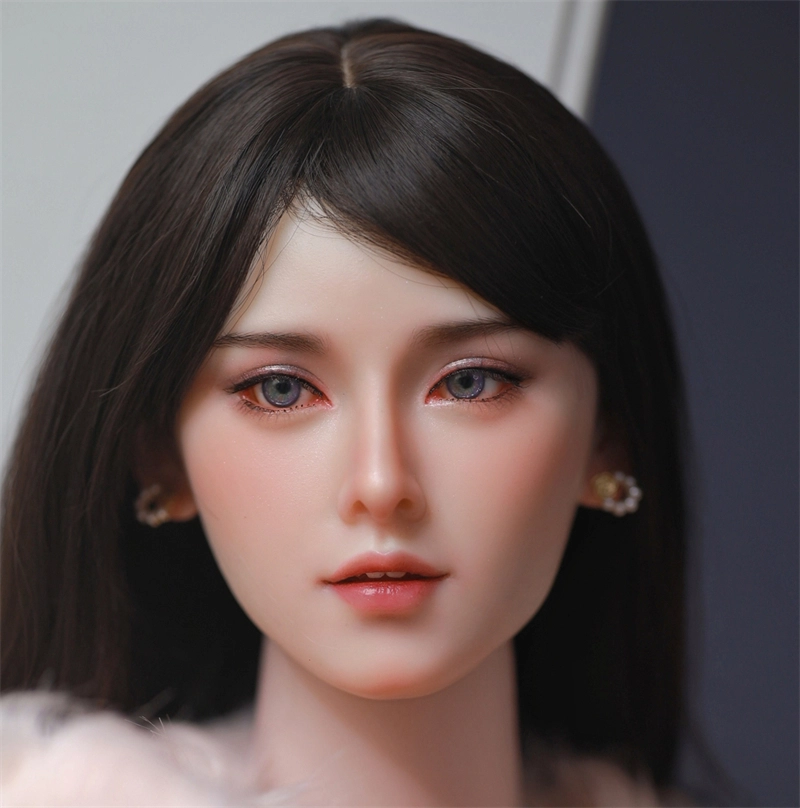 JYDOLL Real Silicone Sex Doll Head