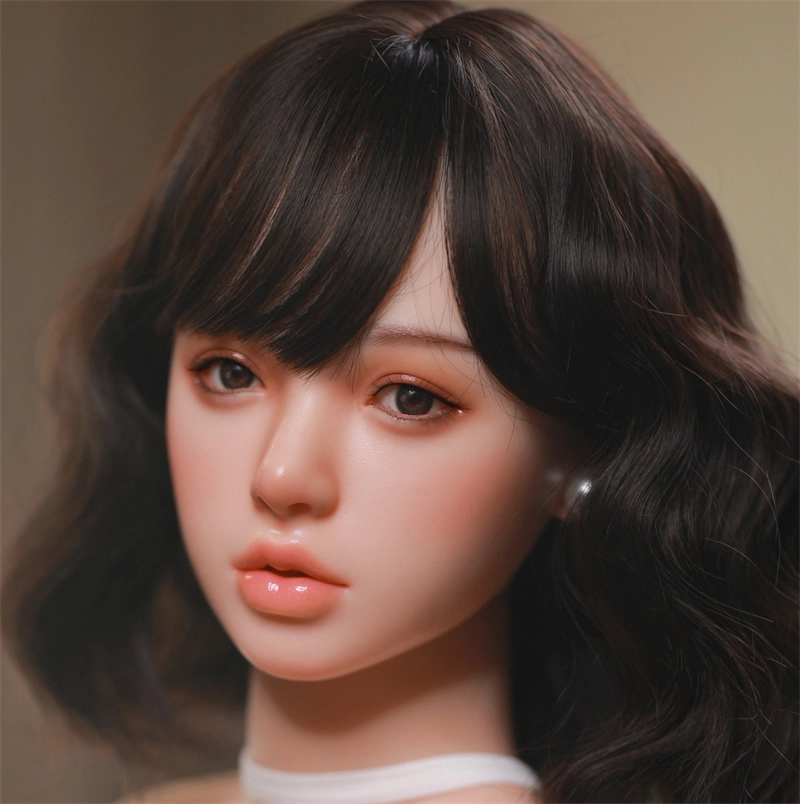 JYDOLL Real Silicone Oral Sex Doll Head