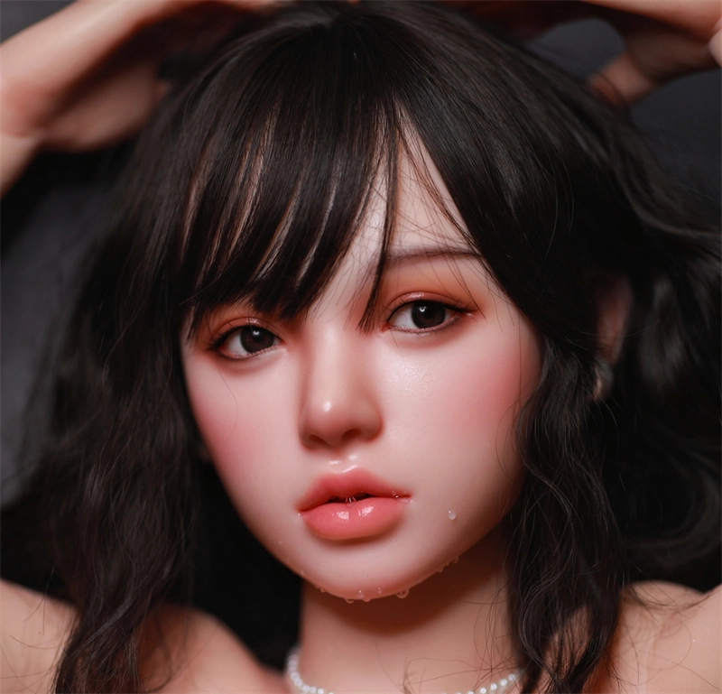 JYDOLL Real Silicone Oral Sex Doll Head