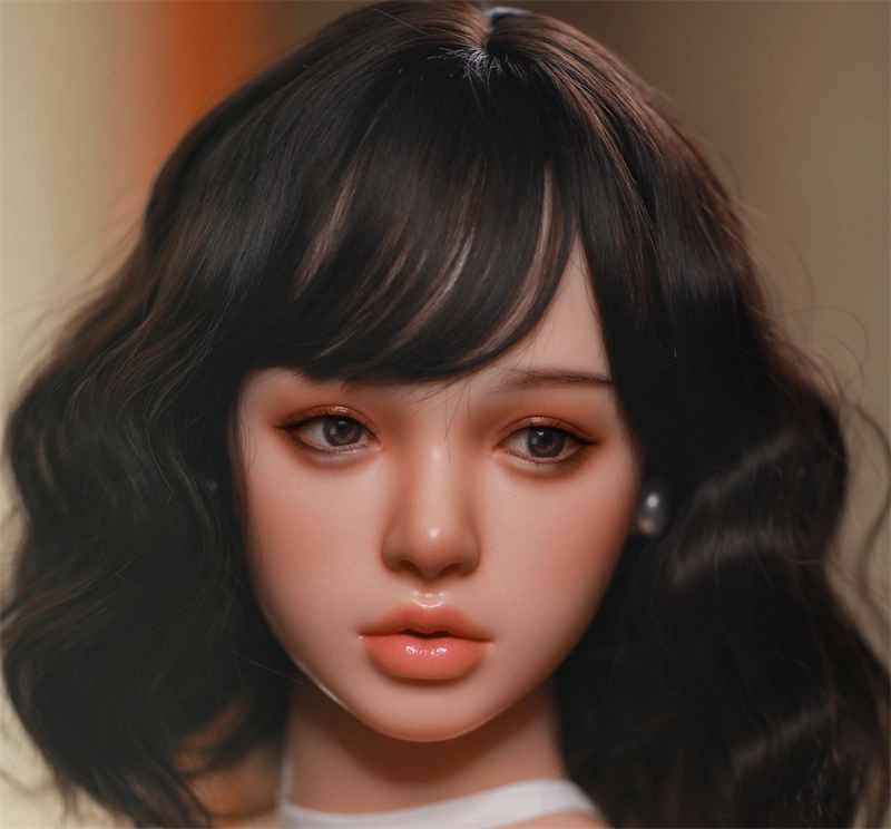 JYDOLL Real Silicone Oral Sex Doll Head