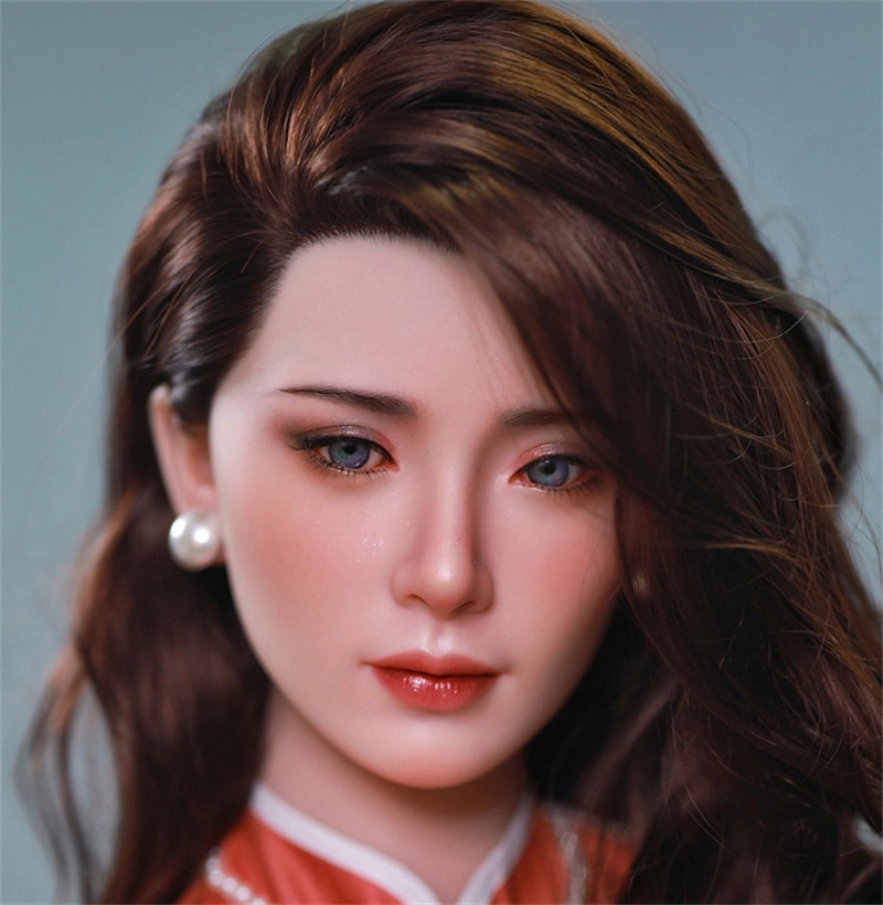 JYDOLL Real Silicone Sex Doll Head