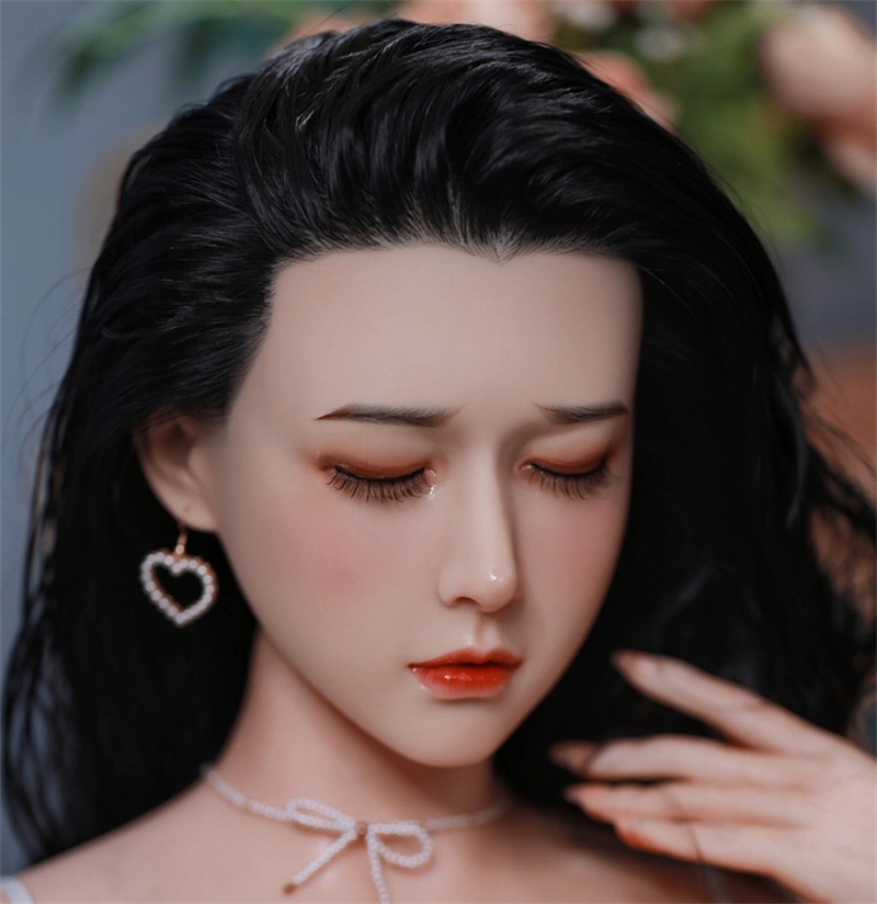 JYDOLL Real Silicone Sex Doll Head