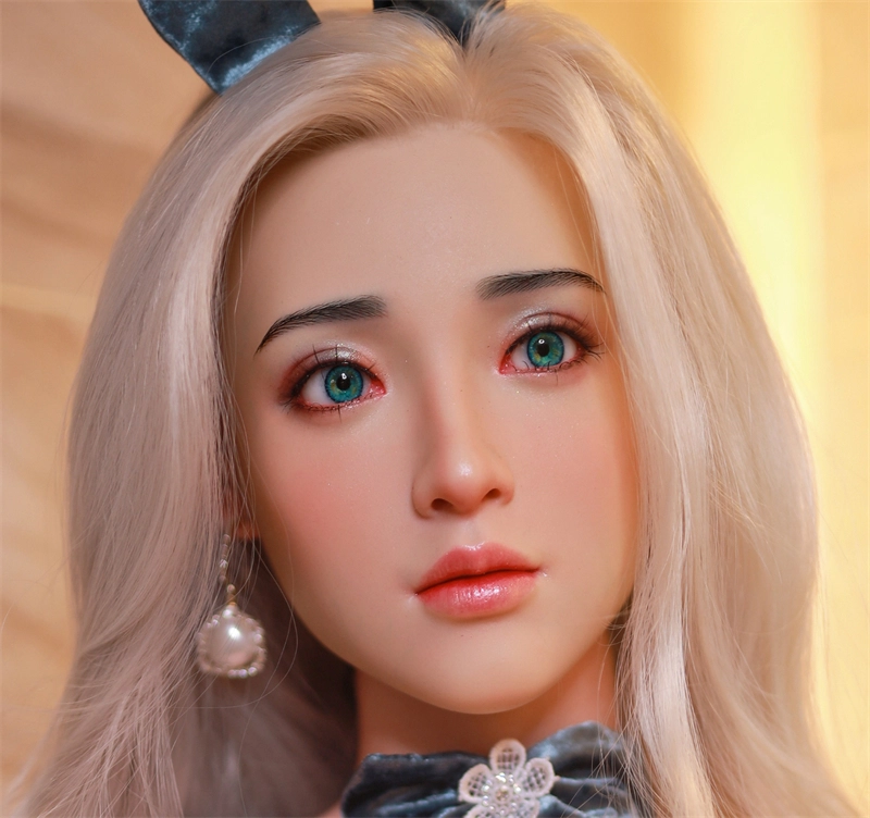 JYDOLL Real Silicone Sex Doll Head