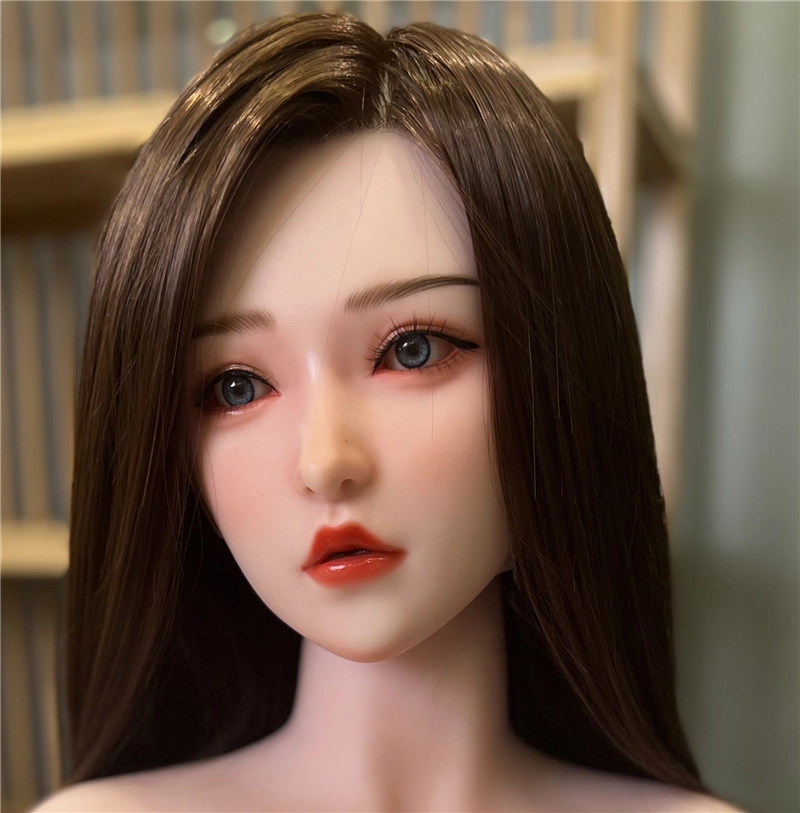 JYDOLL Real Silicone Oral Sex Doll Head