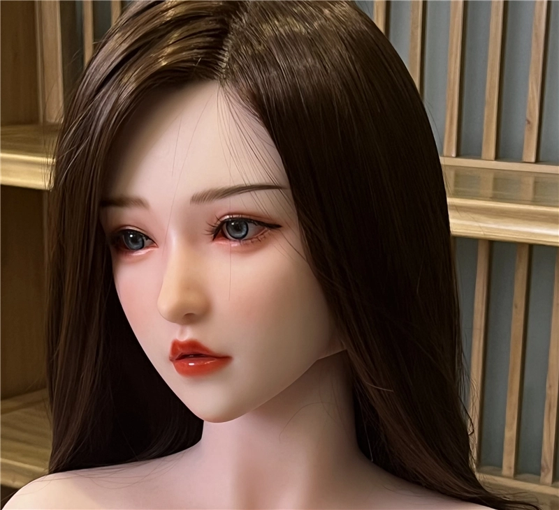 JYDOLL Real Silicone Oral Sex Doll Head