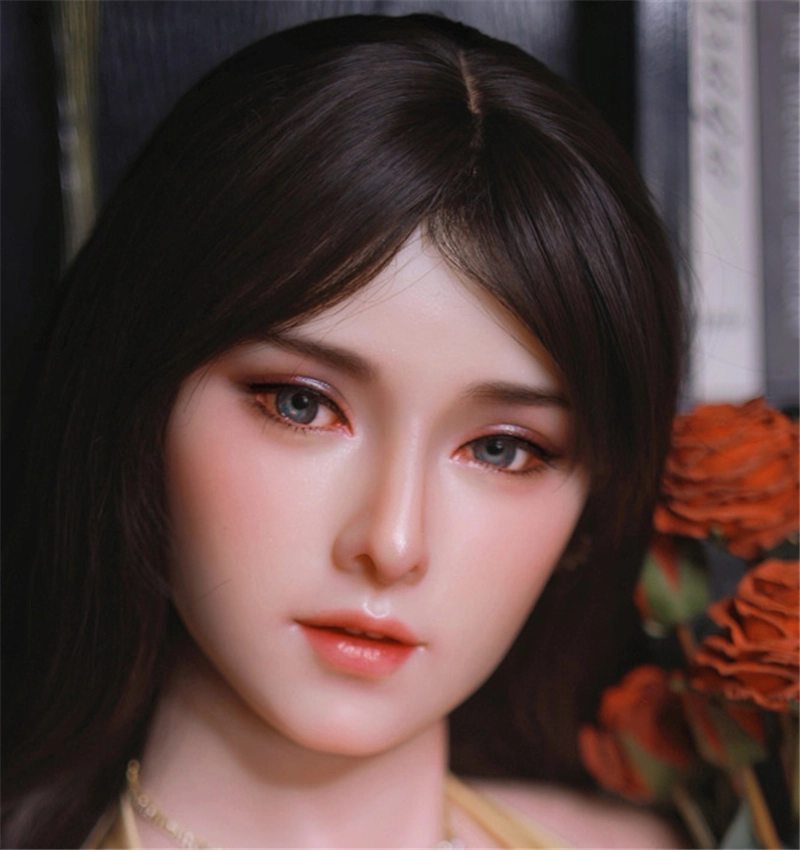 JYDOLL Real Silicone Sex Doll Head