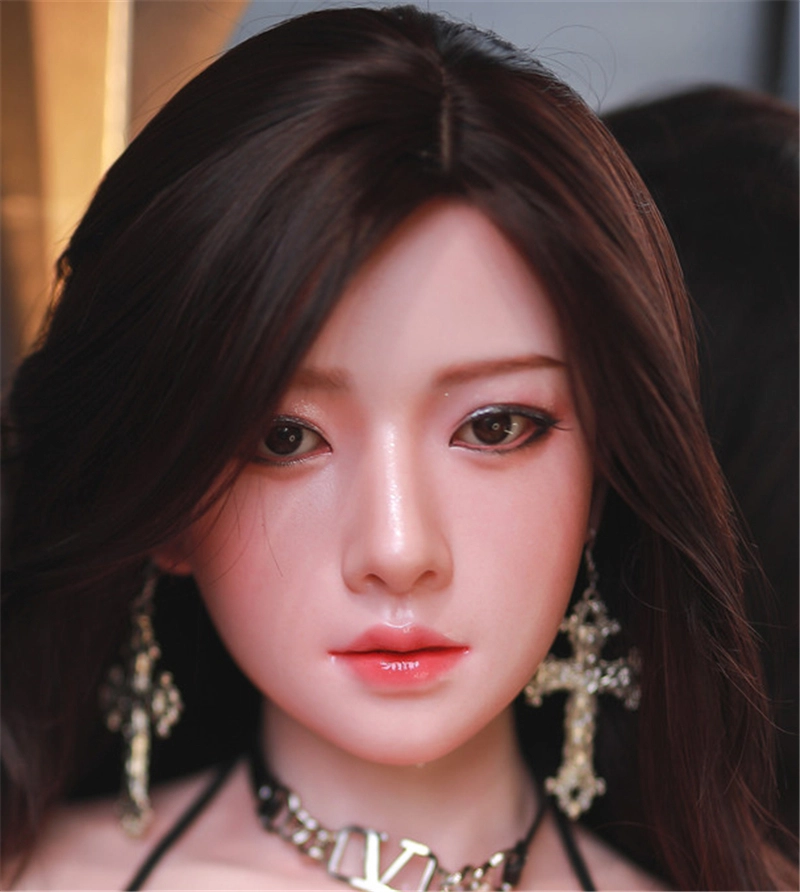 JYDOLL Real Silicone Sex Doll Head