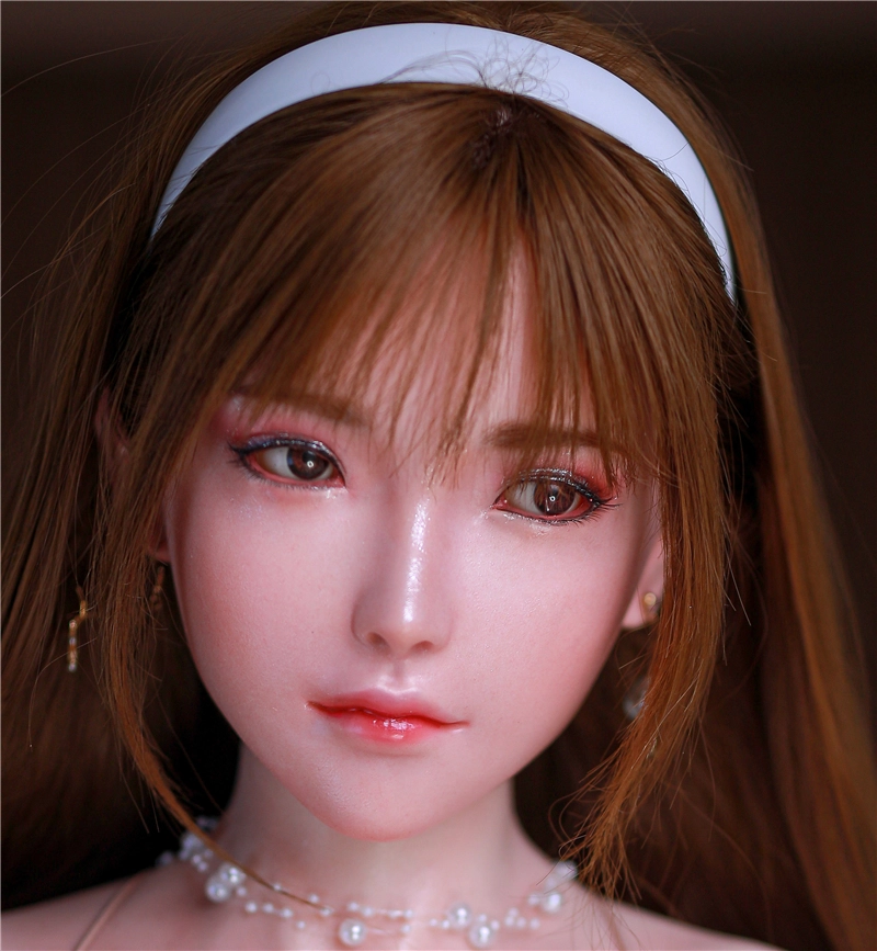 JYDOLL Real Silicone Sex Doll Head