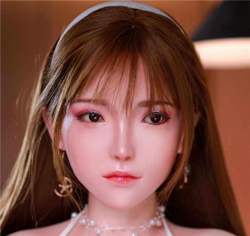 JYDOLL Real Silicone Sex Doll Head