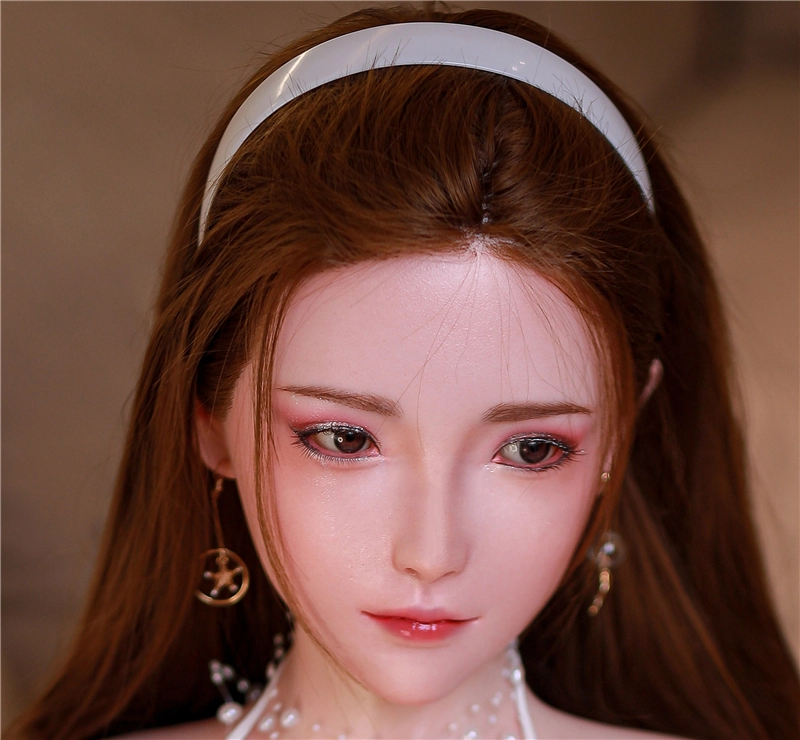 JYDOLL Real Silicone Sex Doll Head